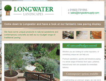 Tablet Screenshot of longwaterlandscapes.com